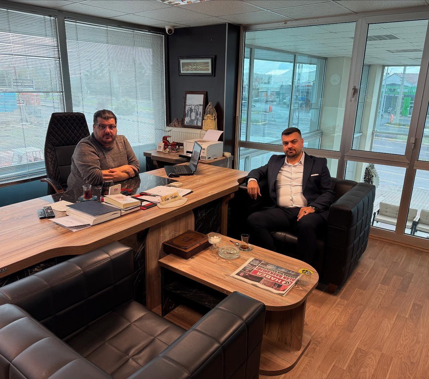 CT Haber TV Genel Yayın Yönetmeni Can Taşkın Beyi Ziyerette bulundum